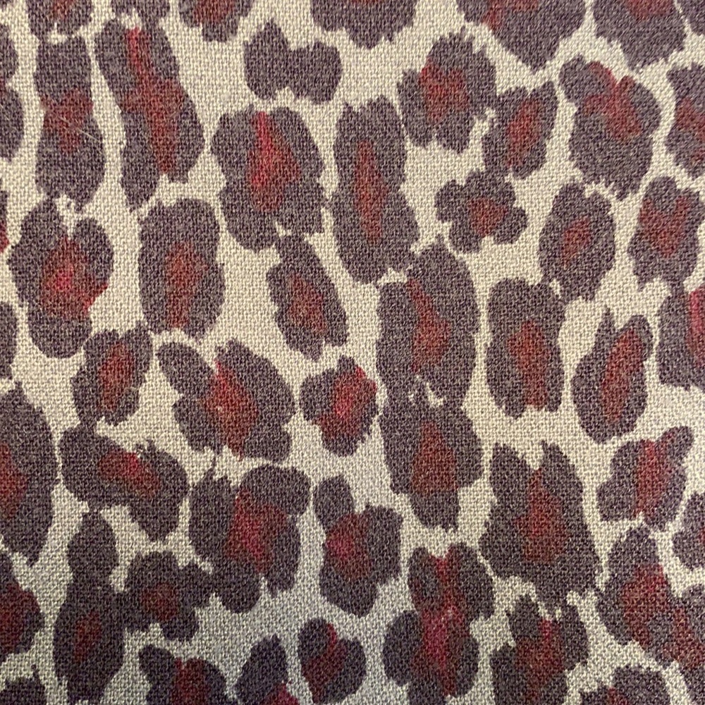 Talbots Leopard Print Pencil Skirt Sz 2 - Picture 9 of 10